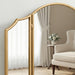 Gold Scalloped Vanity Mirror: 36"X24" Three Sided Dresser Miror