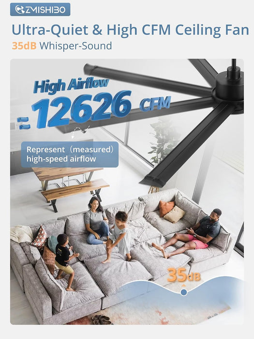 Commercial Grade Aluminum Ceiling Fan With Controller