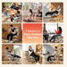 B100 PRO Ergonomic Office Chair with Footrest, 4D Flip-Up Armrests