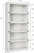 5 Tier Farmhouse Bookcase, 67.4 in Tall Book Shelf with Storage