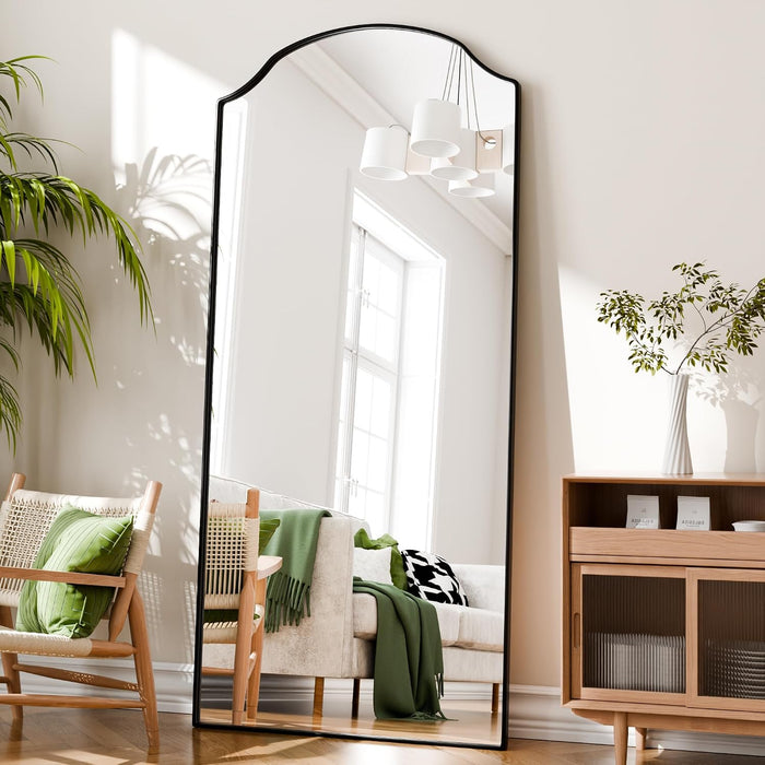 71"X32" Full Length Mirror with Unique Arched Design
