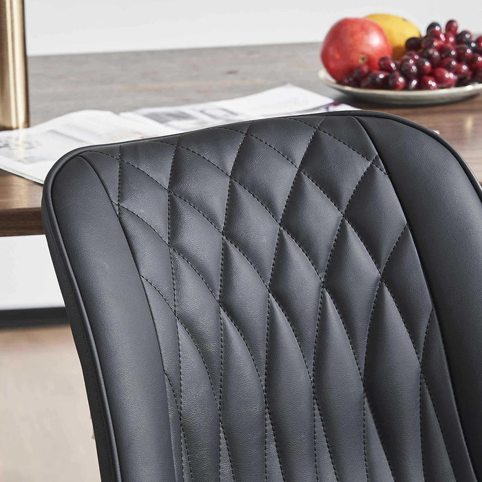 Dining Chairs Set of 2 Kitchen & Dining Room Chairs Modern Black