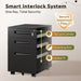 3 Drawer Mobile File Cabinet, Fully Assembled except Casters