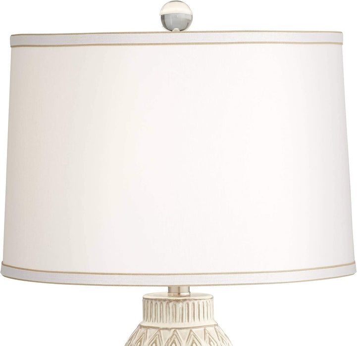 Cullen 30 1/2" Table Lamp Large Modern Almond Ceramic