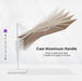 Cantilever White Umbrella 9' X 12' Left and Right Tilt, Beige