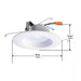 5 In. and 6 In. 3000K White Integrated LED Recessed Ceiling Light Fixture Retrofit Downlight Trim at 90 CRI, Soft White