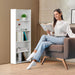 5-Tier Shelf Bookcase, Freestanding Wood Storage Display Open Bookshelf for Home Office, White