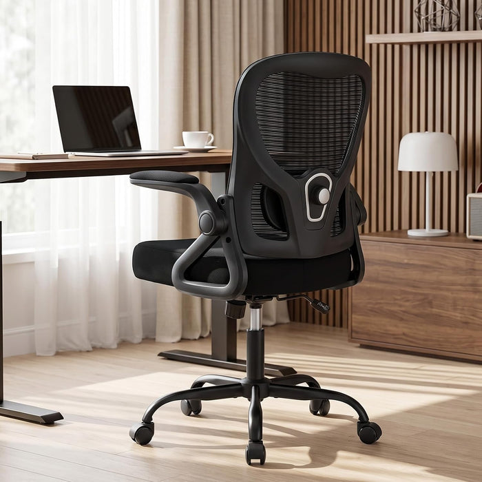 Ergonomic Home Office Chair, Mesh Computer Desk Chair, Black
