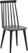 Dining Chairs Set of 2 Wood Dining Room Chair Black Spindle Side Kitchen Room Country Farmhouse Chairs Black