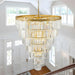 40-Inch Large Crystal Chandeliers 7-Tier Modern Gold K9 Crystal Chandelier,20-Light Luxury round Crystal Chandelier for High Ceiling Entryway Staircase Living Room Foyer