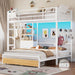 IndustrialGrade TwinOverFull Metal BunkBed Drawers