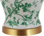 Penelope Ginger Jar 22" LED Table Lamp, White/Green
