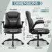 Leather Office Chair, PU Home Computer Desk Chairs with Ergonomic Back Support, 360°Swivel Free，Small Gaming Chair with Wheels and Adjustable Armrests, for Short People Use