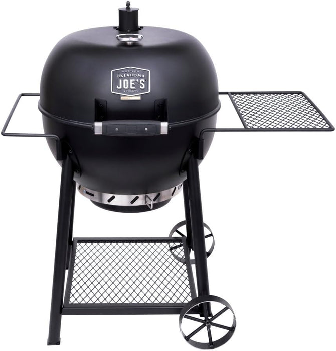 Blackjack 21.5 In. Heavy-Duty Kettle Charcoal Grill with 382 Sq. In. Cooking Area, Black