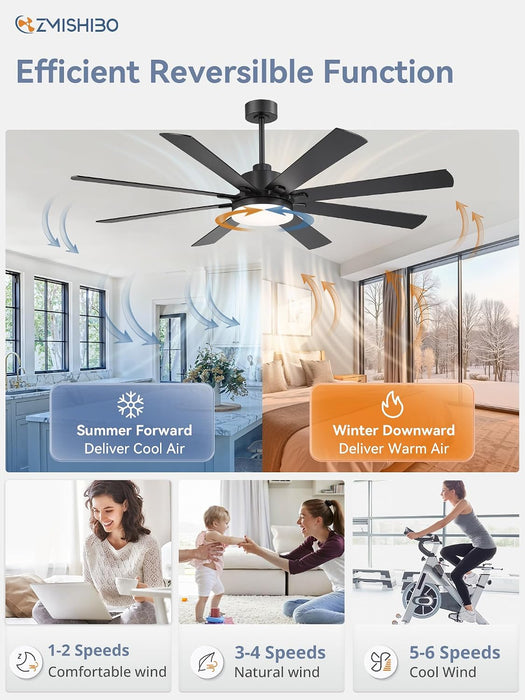 Precision Engineered Energy Efficient Black Ceiling Fan