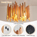 Large Wooden Farmhouse Chandelier For High Ceilings