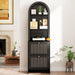 Two Drawer Farmhouse Arched Filing Cabinet Lockable