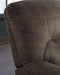 Faux Leather Recliner Loveseat - Brown