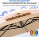 Rectangular Patio Umbrella with Base Included