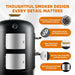 Vertical Charcoal Smoker Grills: Premium 20.5 Inch BBQ Meat Smokers - Barbecue Charcoal Grill Smoker Combo for Outdoor Cooking Patio Backyard Picnic Party Grilling