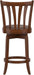 Savana Swivel Counter Stool, Cherry