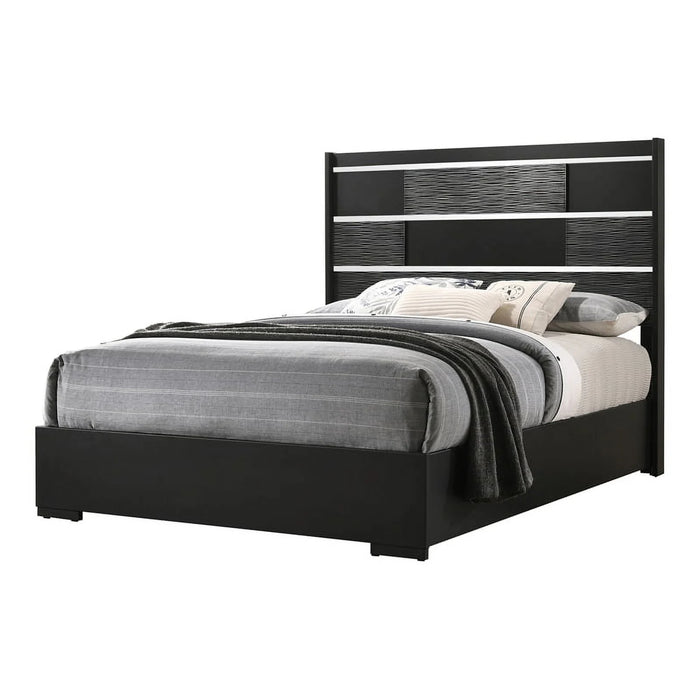 Blacktoft 5-Piece Queen Panel Bedroom Set Black