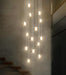 14-Light Gold Chandelier For High Ceiling Hallways