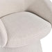 Swivel Accent Chairs Set of 2, Linen Armchairs Living Room Beige