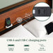 Kai Platform Bed Frame, RGB LED Lights, USB Charging Station, Queen