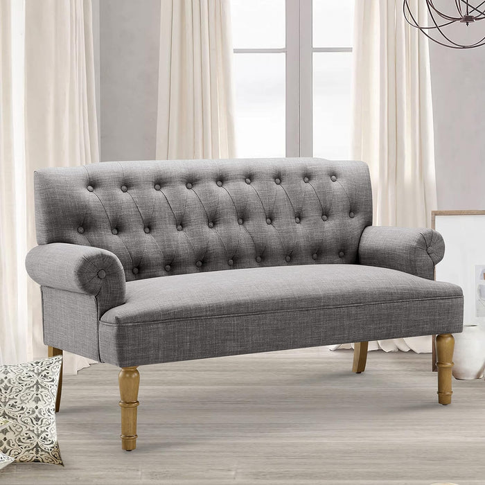 Beige Loveseat Sofa for Living Room