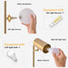 Gold Brass Brushed Floor Lamp, 3-Color Dimmable Bulb, 63" Tall