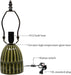 Stained Glass Mushroom Table Lamp 12.5 Inch -Yellow Dragonfly Style