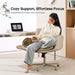 Criss Cross Office Chair, Swivel Makeup Vanity Chair with Wheels