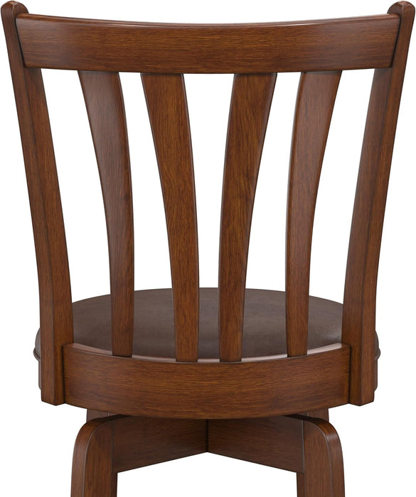 Savana Swivel Counter Stool, Cherry