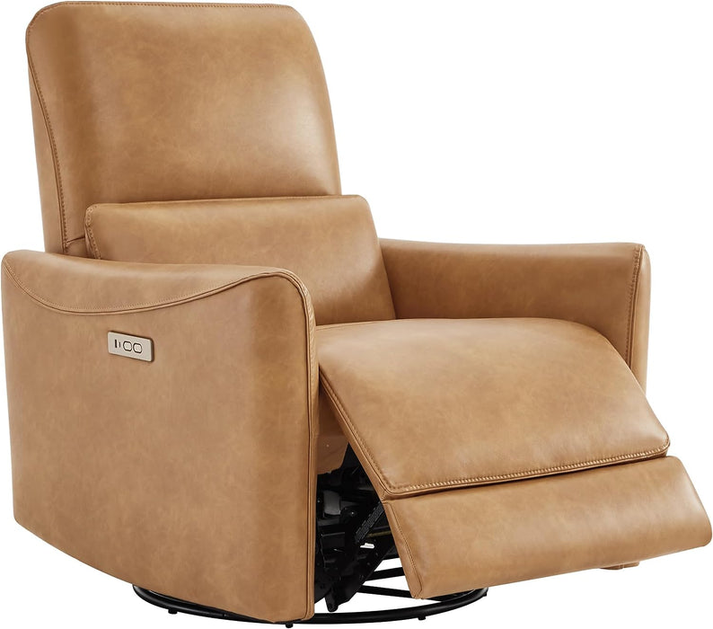 Power Swivel Recliner with Lumbar Support