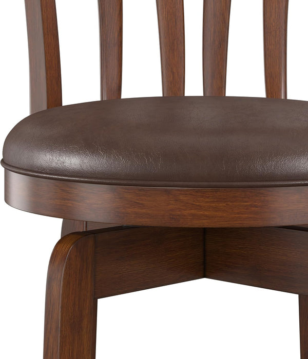 Savana Swivel Counter Stool, Cherry