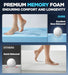 Dual Layer Memory Foam Mattress Topper for Pain Relief with 2X Support, 2" Fluffy Pillow Top Queen Mattress Topper plus 2" Odor-Free Cooling Gel Memory Foam Ultra Comfort Mattress Pad Cover