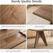 Expandable Dining Table Set for 6, Modern Kitchen Table Set