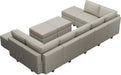 Oversized Velvet Modular Sectional Sofa with Storage