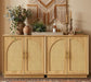 31.7" Sideboard Buffet Cabinet with Storage, Light Oak