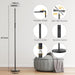 36W LED Floor Lamp, Modern Stepless Dimmable Torchiere Standing Lamps