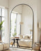 Floor Mirror, 46"×86" Full Length Mirror with Stand for Bedroom Living Room, Black