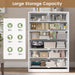 Tall 7 Drawer Dresser, White Modern Chest of Drawers for Bedroom,Closet Dressers with Drawers for Living Room, Entryway, Hallway
