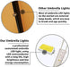 USA 10-Year-Non-Fading Solar Market Umbrella with 80 LED Lights Patio Umbrellas Outdoor Table Umbrella with Ventilation
