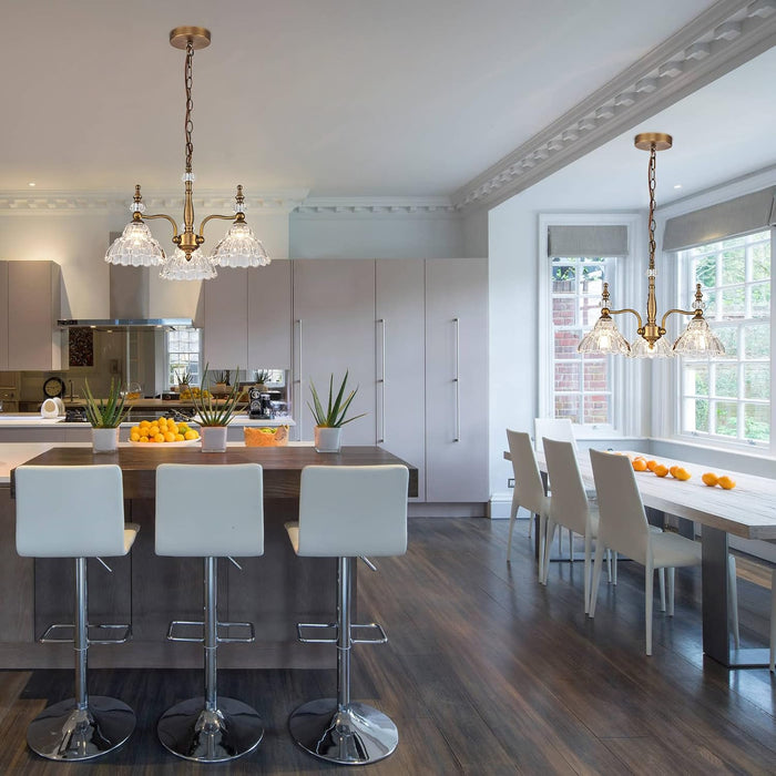 Chandelier Light 3 Lights Chandeliers Lamp Modern Pendant Lighting Fixtures for Dining Room Entryway Living Room Bedrooms Foyer Entrance Kitchen