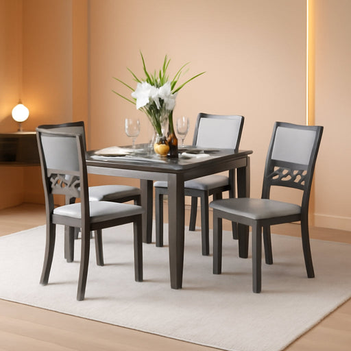 Gia 5-Piece Dining Set with 1 Table and 4 Chairs