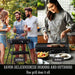 1800W Electric Outdoor Grills with Lid Indoor Smokeless Grill for Balcony with Temperature Control Portable Removable Stand Grill for Cooking, BBQ Party, Family