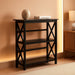 Montego 3-Shelf Bookcase, Black (New)