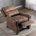 Pushback Recliner Chair with Rivet Detail