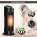 1500 W LED Portable Oscillating PTC Ceramic Space Heater